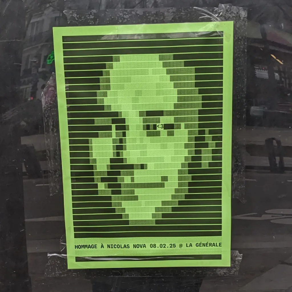 Hommage à Nicolas Nova à La Générale 1/2
