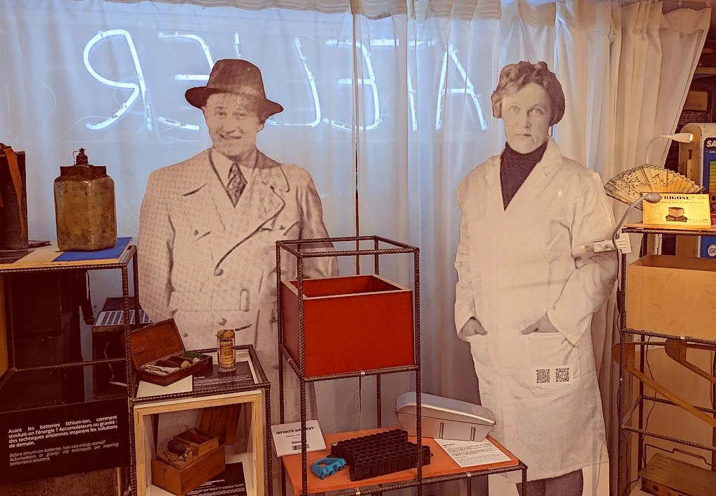 Photo (bricolée) d'une partie du Retrofutur Museum